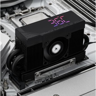  Радиатор для SSD Thermalright HR-10 2280 Pro Digital Black / (TRHR10.2280.PRO.D.B) M.2 