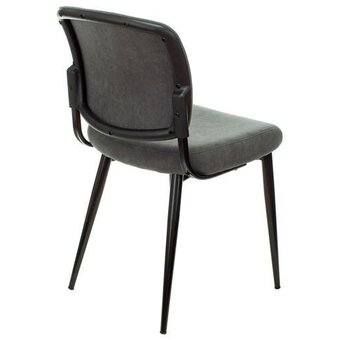  Стул для дома Бюрократ CH-K8_1/GREY_2 комплект 2шт серый Alfa 44 металл черный на ножках 