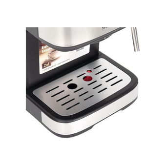  Кофеварка рожковая SONNEN CM8501 (456335) черная/серебро 