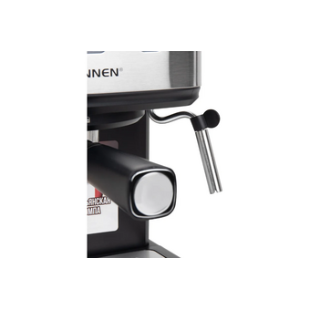  Кофеварка рожковая SONNEN CM8501 (456335) черная/серебро 