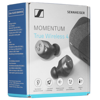  Наушники-гарнитура Sennheiser Momentum True Wireless 4 чёрный 