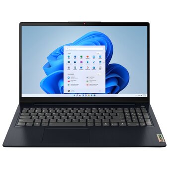  Ноутбук Lenovo IdeaPad 3 15ABA7 (82RN008LRK-Win11Pro) Ryzen 7 5825U 8Gb SSD 256Gb AMD Radeon Graphics 15,6 FHD Cam 38Вт*ч Темно-синий 