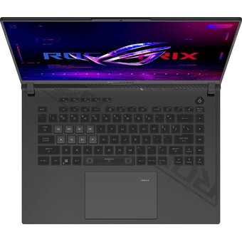  Ноутбук ASUS Rog Strix G16 G614JU-N3540 (90NR0CC1-M015S0-DOS) 16" FHD+ IPS 250N 165Hz/i5-13450HX/16GB/1TB SSD/RTX 4050 6GB/DOS/Gray 