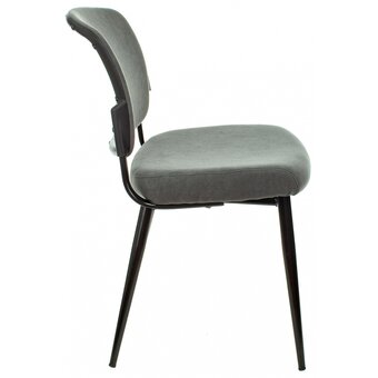  Стул для дома Бюрократ CH-K8_1/GREY_2 комплект 2шт серый Alfa 44 металл черный на ножках 