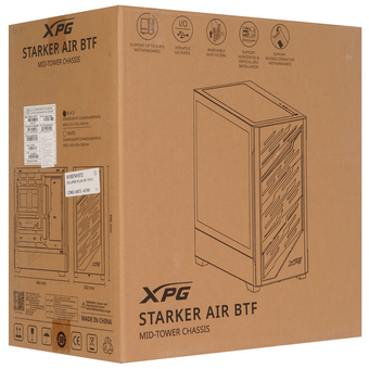  Корпус ADATA XPG Starker Air BTF (STARKERAIRBTFMTA-BKCWW) черный 