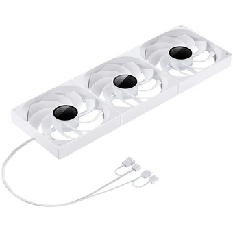  Вентилятор JONSBO ZW-140WR (3 in 1) 140х140х26мм Reverse (PWM, ARGB LED, 800-1400об/мин, белый) Retail 