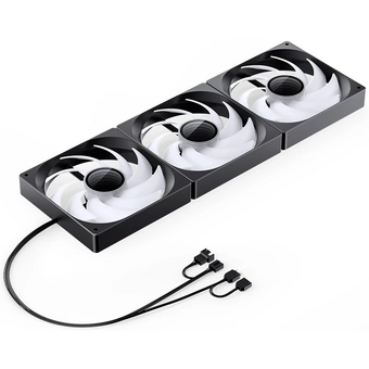  Вентилятор JONSBO ZW-140B (3 in 1) 140х140х26мм (PWM, ARGB LED, 800-1800об/мин, черный) Retail 
