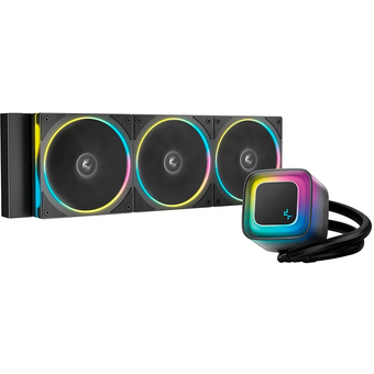  СВО DEEPCOOL LE360 Pro LGA1851/1700/1200/115X/AM5/AM4 (TDP 300W, ARGB Lighting, Anti-Leak edition, PWM, Triple Fan) 