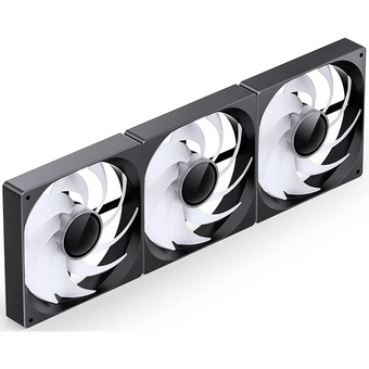  Вентилятор JONSBO ZW-140B (3 in 1) 140х140х26мм (PWM, ARGB LED, 800-1800об/мин, черный) Retail 