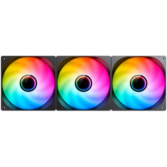  Вентилятор JONSBO ZW-140B (3 in 1) 140х140х26мм (PWM, ARGB LED, 800-1800об/мин, черный) Retail 