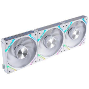  Комплект вентиляторов (3 шт.) 1STPLAYER XF7R White ( XF7R-WH-3IN1) / 120mm Reverse ARGB 3pin 5V PWM 4pin 12V 600-2000rpm 56.8cfm 33.12dBA 