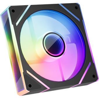  Вентилятор 1STPLAYER FC7 Black (FC7-BK-1IN1) / 120mm ARGB 3pin 5V PWM 4pin 12V 600-1800rpm 47.65cfm 32.2dBA 