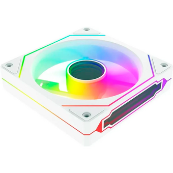  Вентилятор BLOODY CF-12, LCD (cf-12-argb120-wh) 120мм, 4-pin, 1800об/мин, 11 - 32 дБ, ARGB, белый, Ret 