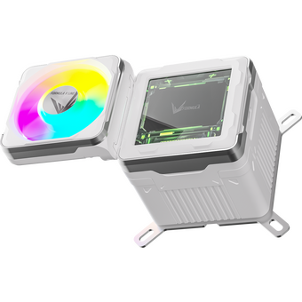  СВО Formula V Line Cryo Wing Digi 240 WH, 240mm, LCD 2.73", 2x120mm, ARGB fans, LGA115X/1200/1700/1851/1366/2011/2066, AM3/AM4 