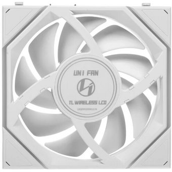  Комплект вентиляторов (3шт.) Lian Li UNI Fan TL Wireless LCD 120 Reverse Blade (G99.12RTLLCD1W3W.R0) / 12RTLLCD1W3W White /120x124x28мм 