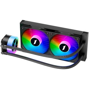  СВО 1STPLAYER TS1 240 Black (TS1-240-BK) / 2x120mm, ARGB, 250W TDP 