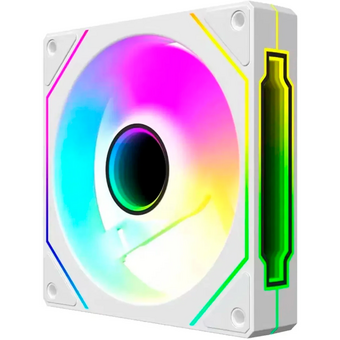  Вентилятор BLOODY CF-12, LCD (cf-12-argb120-wh) 120мм, 4-pin, 1800об/мин, 11 - 32 дБ, ARGB, белый, Ret 