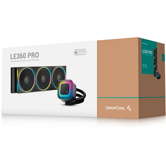  СВО DEEPCOOL LE360 Pro LGA1851/1700/1200/115X/AM5/AM4 (TDP 300W, ARGB Lighting, Anti-Leak edition, PWM, Triple Fan) 