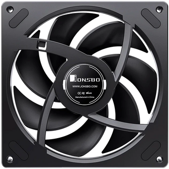  Вентилятор JONSBO ZA-140B 140х140х28мм (PWM, ARGB LED, 700-1800об/мин, черный) Retail 