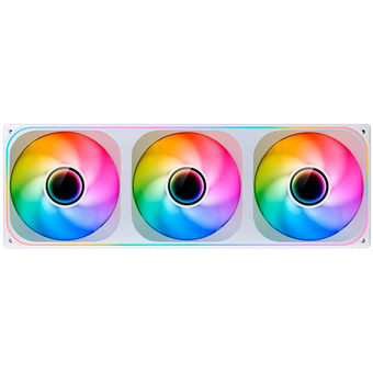 Вентилятор JONSBO ZA-420WR (3 in 1) 140х140х28мм Reverse (PWM, ARGB LED, 700-1500об/мин, белый) Retail 
