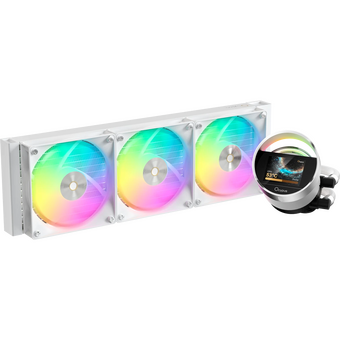  СВО Ocypus Sigma L36 WH ARGB, 360mm, LCD Pump 2.4", 3x120mm ARGB fans, LGA115X/1200/1700/18XX, AM4/AM5 