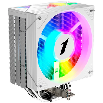  Кулер 1STPLAYER Cryo CY12L White / 4HPx6mm, single tower, 1x120mm ARGB fan, 750-1900 RPM, 57.6 CFM, 38.2 dBA 