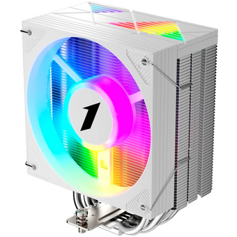  Кулер 1STPLAYER Cryo CY12L White / 4HPx6mm, single tower, 1x120mm ARGB fan, 750-1900 RPM, 57.6 CFM, 38.2 dBA 