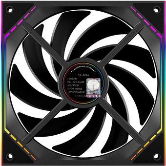  Вентилятор Thermalright TL-M14 (TRTLM14) / ARGB / 140mm PWM 