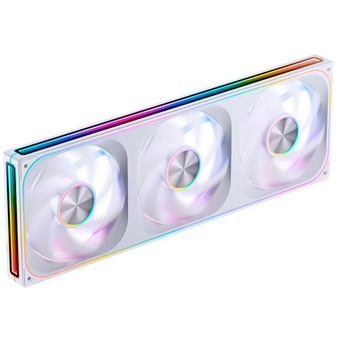  Вентилятор JONSBO ZA-420WR (3 in 1) 140х140х28мм Reverse (PWM, ARGB LED, 700-1500об/мин, белый) Retail 