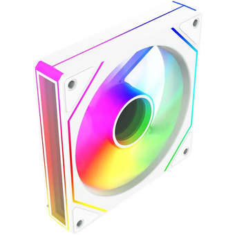  Вентилятор BLOODY CF-11 LCD (cf-11-argb120-wh) 120мм, 4-pin, 1800об/мин, 11 - 32 дБ, ARGB, белый, Ret 