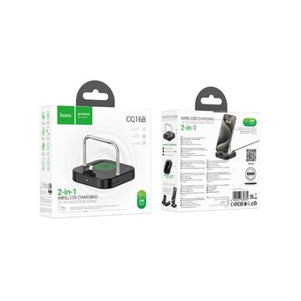  СЗУ HOCO CQ16B Astute 2-in-1 desktop charger черный 