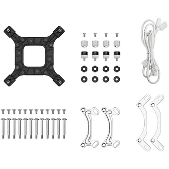  СВО DEEPCOOL LE360 Pro WH LGA1851/1700/1200/115X/AM5/AM4 (TDP 300W, ARGB Lighting, Anti-Leak edition, PWM, Triple Fan) 