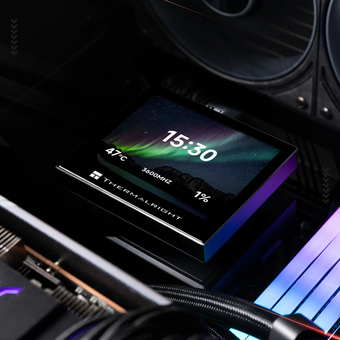  СВО Thermalright Stream Vision 360 Black / 3x120mm PWM Fans 