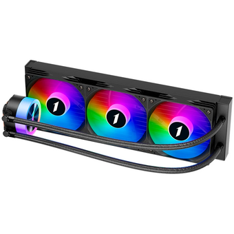  СВО 1STPLAYER TS1 360 Black (TS1-360-BK) / 3x120mm, ARGB, 300W TDP 