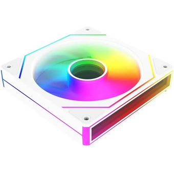  Вентилятор BLOODY CF-11 LCD (cf-11-argb120-wh) 120мм, 4-pin, 1800об/мин, 11 - 32 дБ, ARGB, белый, Ret 