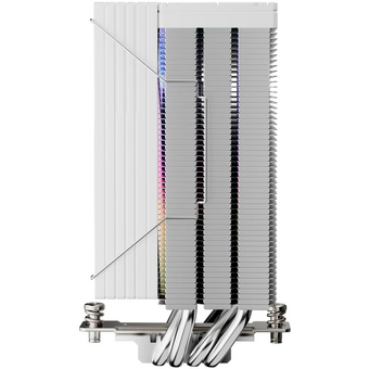  Кулер 1STPLAYER Cryo CY12L White / 4HPx6mm, single tower, 1x120mm ARGB fan, 750-1900 RPM, 57.6 CFM, 38.2 dBA 