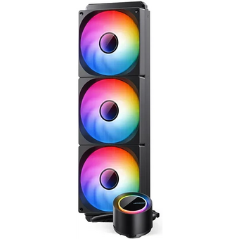  СВО JONSBO TG-420 ARGB Black LGA 1851/1700/1200/115X/AM5/AM4 (TDP 300W, ARGB Fan and Pump, PWM, Triple Fan 140mm) 