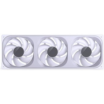  Вентилятор JONSBO ZB-360WR (3 in 1) 120х120х28мм Reverse (PWM, ARGB LED, 700-2400об/мин, белый) Retail 