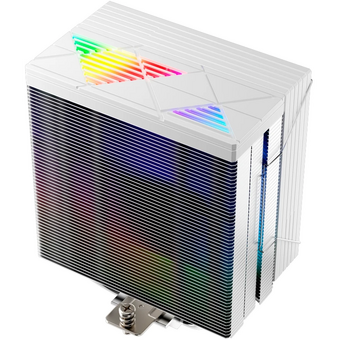  Кулер 1STPLAYER Cryo CY12L White / 4HPx6mm, single tower, 1x120mm ARGB fan, 750-1900 RPM, 57.6 CFM, 38.2 dBA 