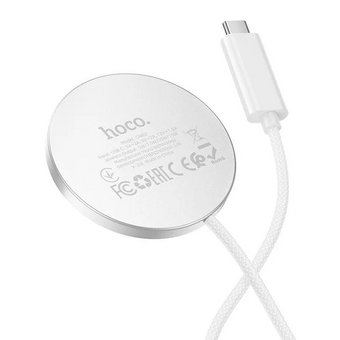  Беспроводное ЗУ HOCO CW63 Fast Qi2 magnetic wireless fast charger белый 