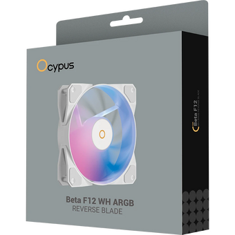 Вентилятор Ocypus Beta F12 WH ARGB Reverse Blade White (Beta-F12-WH1AM01X-GL) 