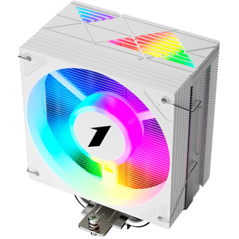  Кулер 1STPLAYER Cryo CY12L White / 4HPx6mm, single tower, 1x120mm ARGB fan, 750-1900 RPM, 57.6 CFM, 38.2 dBA 