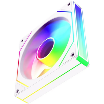  Вентилятор BLOODY CF-11 LCD (cf-11-argb120-wh) 120мм, 4-pin, 1800об/мин, 11 - 32 дБ, ARGB, белый, Ret 