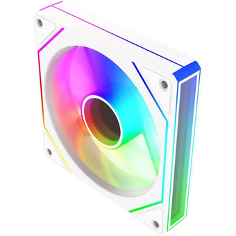  Вентилятор BLOODY CF-11 LCD (cf-11-argb120-wh) 120мм, 4-pin, 1800об/мин, 11 - 32 дБ, ARGB, белый, Ret 