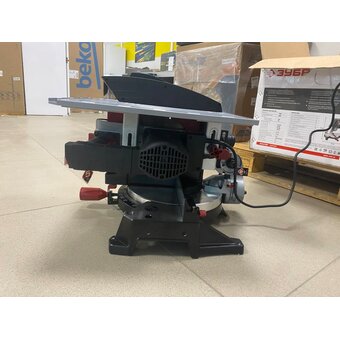  УЦ Торцовочная пила Зубр ЗПТК-255-1800 (плохая упаковка, переустановка рычага переключения режимов) 