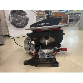  УЦ Торцовочная пила Зубр ЗПТК-255-1800 (плохая упаковка, переустановка рычага переключения режимов) 