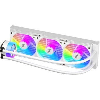  СВО 1STPLAYER TS1 360 White (TS1-360-WH) / 3x120mm, ARGB, 300W TDP 