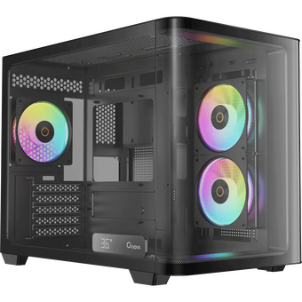  Корпус Ocypus Iota C50 BK Curve ARGB Digital mATX без БП (Iota-C50-BKD300CD-GL) 
