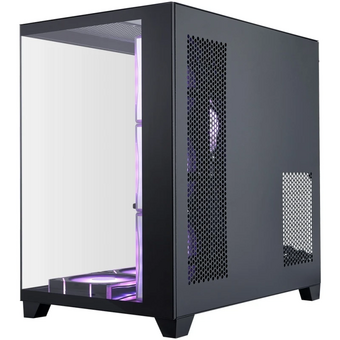  Корпус 1STPLAYER Megaview MV8-TP ARGB Black (MV8-TP-BK-6FC7R-1FC7-HUB2) / ATX / 7x120mm ARGB fans hub 