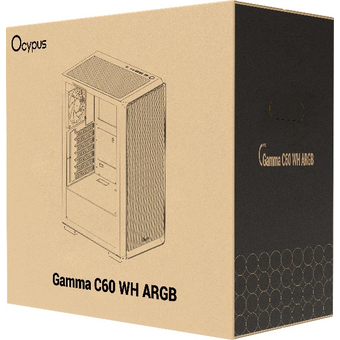  Корпус Ocypus Gamma C60 WH ARGB ATX без БП (Gamma-C60-WHG400XX-GL) 
